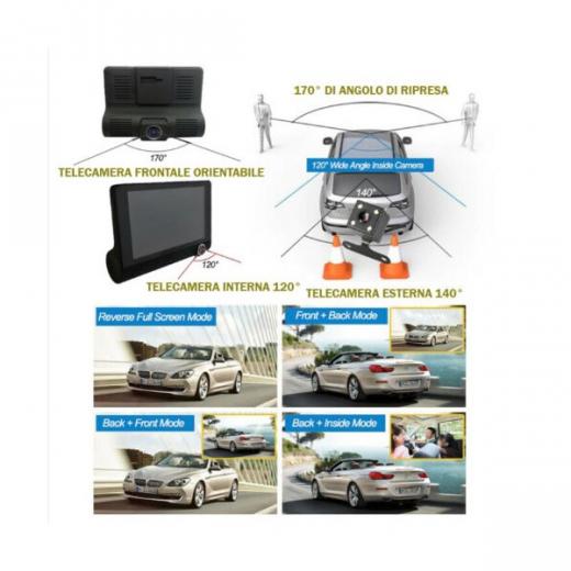 MICRO TELECAMERA PER AUTO FULL HD 1080P DVR CAR VIDEO CAMERA VISIONE NOTTURNA