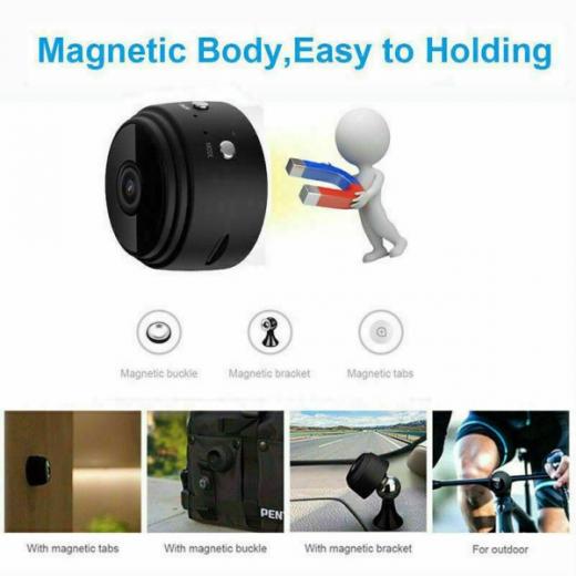 TELECAMERA SPIA INFRAROSSI MINI INVISIBILE FULL HD WIFI P2P