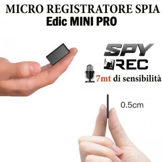MICRO REGISTRATORE SPIA AUDIO ATTIVAZIONE VOCALE 8 GB SPY MINI AMBIENTALE USB