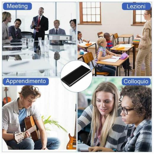MICRO REGISTRATORE SPIA AUDIO ATTIVAZIONE VOCALE 8 GB SPY MINI AMBIENTALE USB