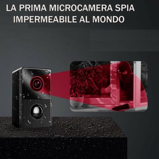 TELECAMERA SPIA INFRAROSSI VISIONE NOTTURNA MINI CAMERA PER ESTERNO