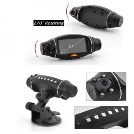 TELECAMERA PER AUTO GPS FULL HD 1280p DVR CAR VIDEO CAMERA VISIONE NOTTURNA