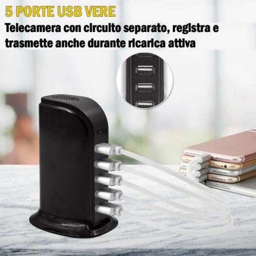 TELECAMERA SPIA WIFI WIFRELESS NASCOSTA MINI PROFESSIONALE