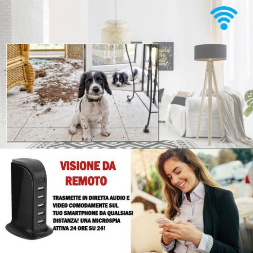 TELECAMERA SPIA WIFI WIFRELESS NASCOSTA MINI PROFESSIONALE