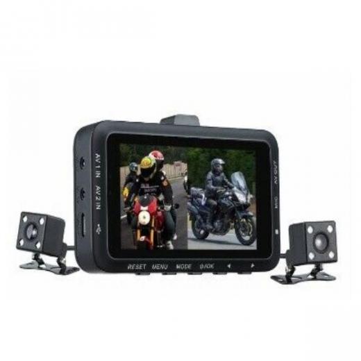 TELECAMERA PER AUTO DUE TELECAMERE 1080P DVR VIDEO CAMERA MOTO VISIONE NOTTURNA
