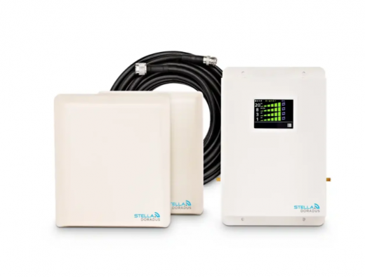 R4-SOHO-KIT- StellaBoost L4 amplificatore di segnale quadband 800 900 1800 2100 MHz per smartphone copertura fino a 800 mq