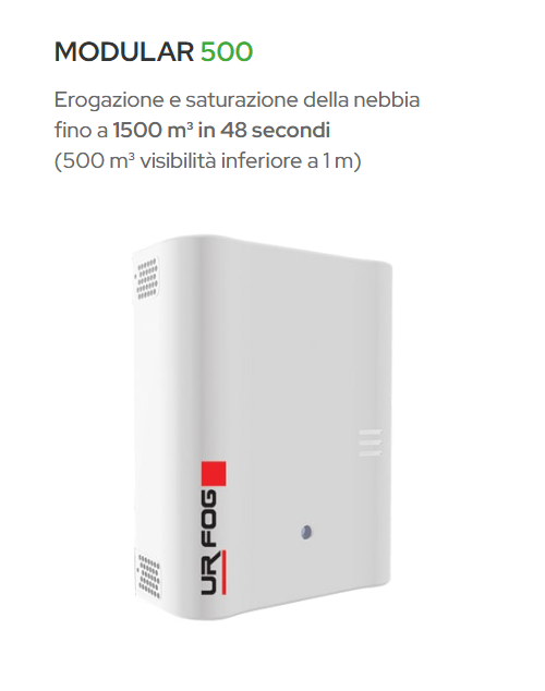 Nebbiogeno UR FOG MODULAR 500 per aree fino a 500 m3