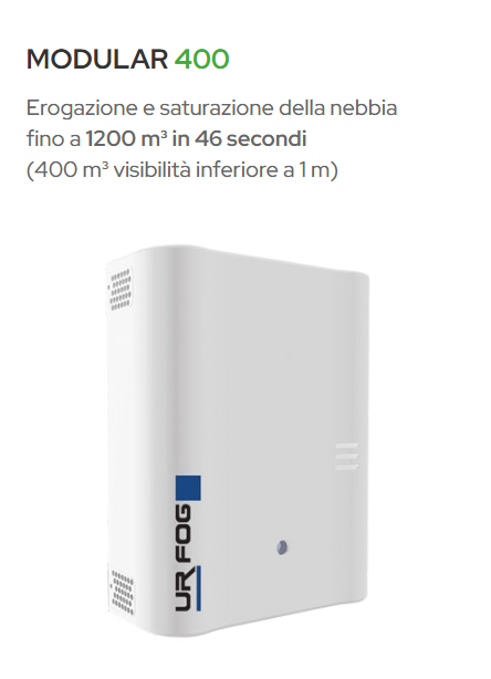 Nebbiogeno UR FOG MODULAR 400 per aree fino a 400 m3