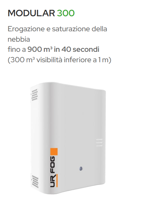 Nebbiogeno UR FOG MODULAR 300 per aree fino a 300 m3