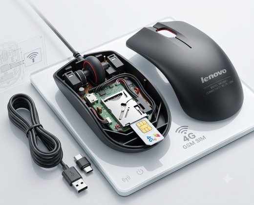 Microspia GSM nascosta in mouse USB ad alimentazione continua