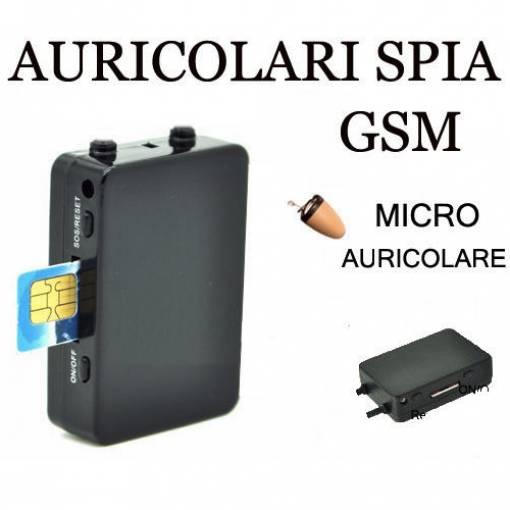 MICRO AURICOLARE SPIA GSM CON TRASMISSIONE DIRETTA BLUETOOTH