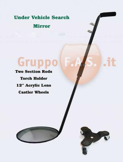 Specchio Mobile Avanzato per Ispezione Fondo Veicoli: Strumento Indispensabile per la Sicurezza e il Controllo, con Illuminazione LED, Struttura Robusta e Manovrabilita Eccellente