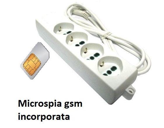 Microspia GSM nascosta in una ciabatta elettrica funzionante: il perfetto equilibrio tra discrezione e tecnologia avanzata, ideale per la sicurezza domestica e il monitoraggio discreto
