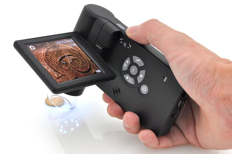 MICROSCOPIO PORTATILE DIGITALE CON INGRANDIMENTO FINO A 250x