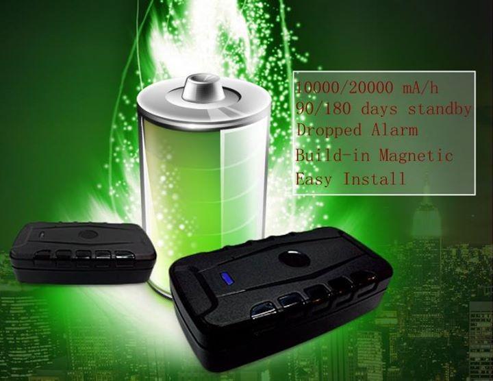 Localizzatore GPS Magnetico Impermeabile con Sensore di Distacco e Batteria a Lunga Durata 20A - Ideale per la Sicurezza di Veicoli e Valori Senza Installazione