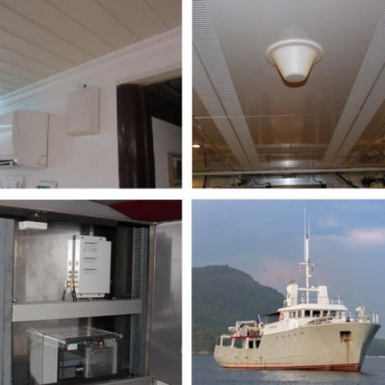 RIPETITORE DI SEGNALE PER BARCHE  MARINEBOOST 3 1  RIPETITORE TRIBAND  1000m2