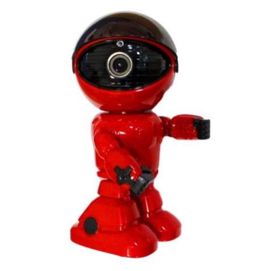 TELECAMERA WIFI AD ALTA RISOLUZIONE SU ROBOT TESTA RUORA A 360 GRADI E ZOOM