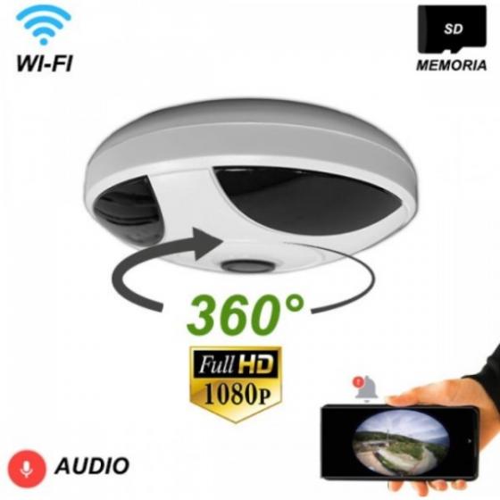 TELECAMERA IP E WIFI AD ALTA RISOLUZIONE CARD SD E AUDIO BI DIREZIONALE