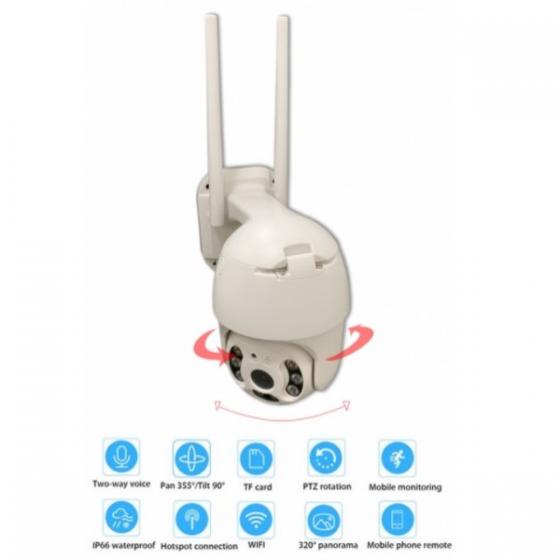 TELECAMERA MINI IP E WIFI AD ALTA RISOLUZIONE CON CARD SD FINO A 128 GB