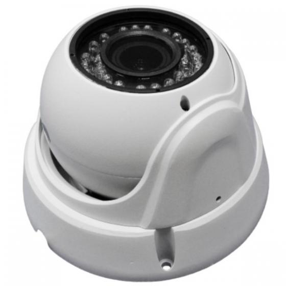 TELECAMERA DOME AHD  1080p LENTE VARIFOCALE 2 8 12mm 36 LED IR F5