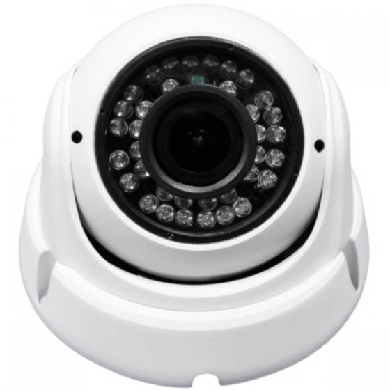 TELECAMERA DOME AHD  1080p LENTE VARIFOCALE 2 8 12mm 36 LED IR F5