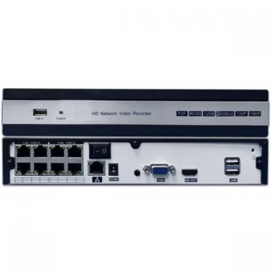 NVR 4 LIVELLI DI QUALITA VIDEO  8 CANALI 2 MEXAPIXEL  8 CANALI 5 MEGAPIXEL