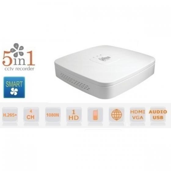 DVR 4 CANALI CVI AHD TVI ANALOGICO IP 1080N H265  5 TECNOLOGIE IN 1