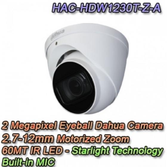 TELECAMERA DAHUA 2MP 4IN1 DOME MOTORIZZATA AUDIO