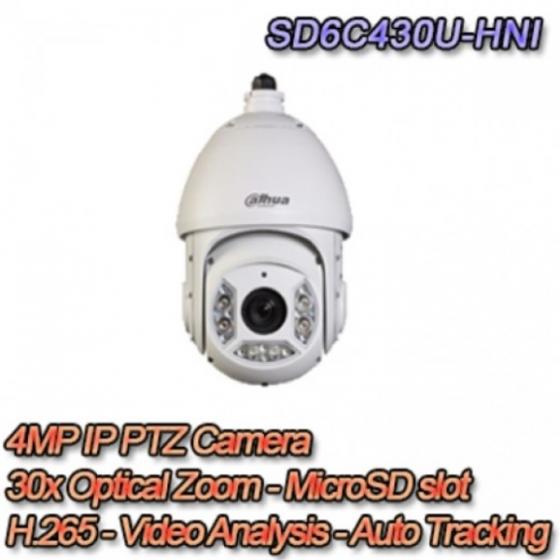 TELECAMERA DOME PTZ IP 4MP H265 30X VIDEO ANALISI AUTO TRACKING  PRO DAHUA