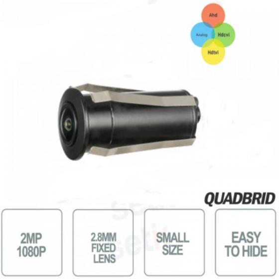 MICRO TELECAMERA DA ESTERNO HD CVI 2MP 4IN1 2 8MM