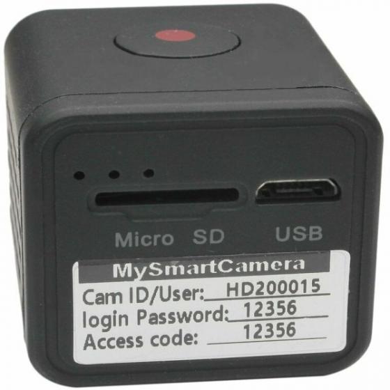 MINI TELECAMERA SPY WIFI INFRAROSSI VISIONE NOTTUTRNA FACILMENTE OCCULTABILE