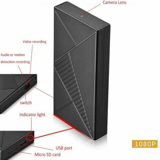 TELECAMERA SPY PROFESSIONALE INVISIBILE FACILMENTE OCCULTABILE INFRAROSSI