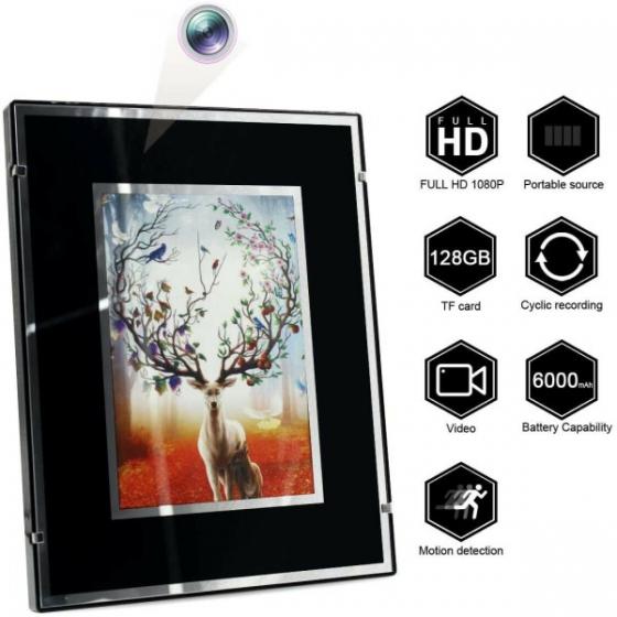 TELECAMERA SPY NASCOSTA IN CORNICE PORTAFOTO PROFESSIONALE ALTA RISOLUZIONE