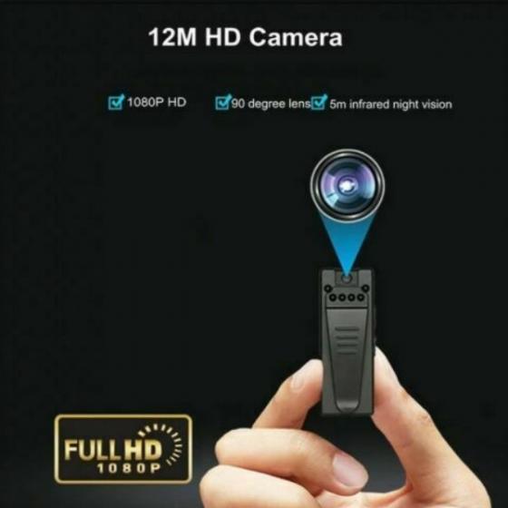 MINI TELECAMERA SPY INFRAROSSI VISIONE NOTTURNA MICROCAMERA INVISIBILE