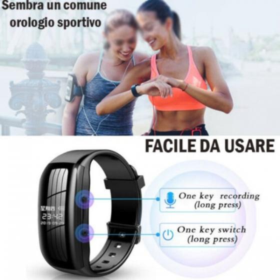 OROLOGIO DIGITALE TELECAMERA SPIA OCCULTATA NASCOSTA PROFESSIONALE