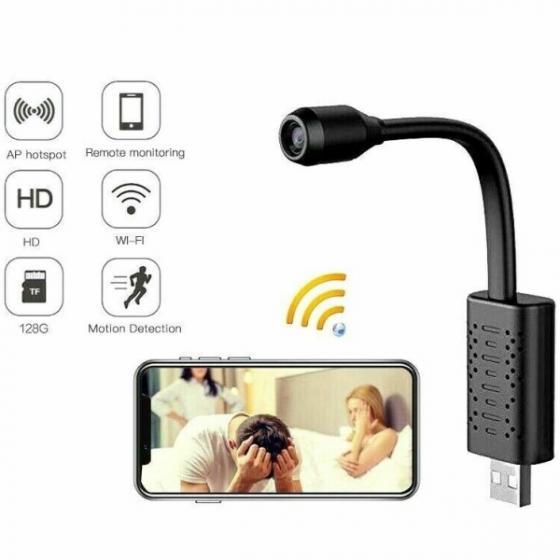 TELECAMERA MINI SPIA WIFI MICRO CAMERA IP NASCOSTA SPY CAM HD