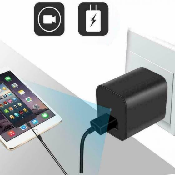 TELECAMERA SPY WIFI ALIMENTATORE WIRELESS NASCOSTA PROFESSIONALE