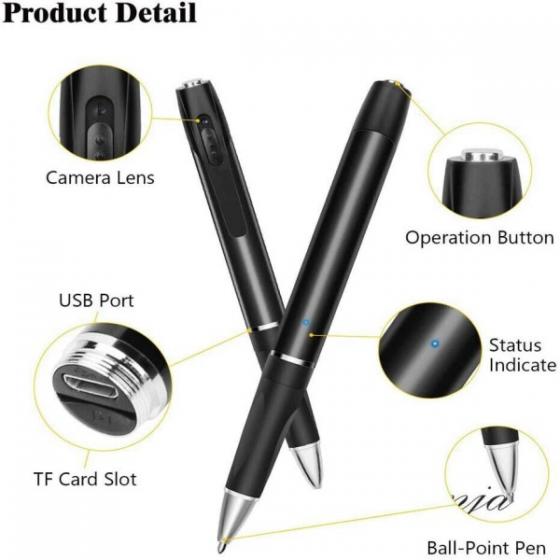 SPY PEN PENNA SPIA TELECAMERA SPIA VIDEOCAMERA NASCOSTA MICROCAMERA