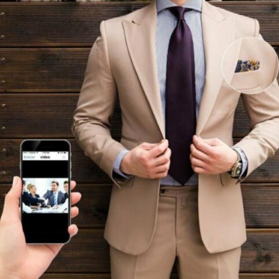 MINI TELECAMERA SPY OCCULTATA IN BOTTONE SPYCAM WIRELESS