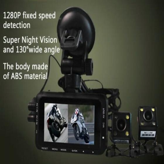 TELECAMERA PER AUTO DUE TELECAMERE 1080P DVR VIDEO CAMERA MOTO VISIONE NOTTURNA