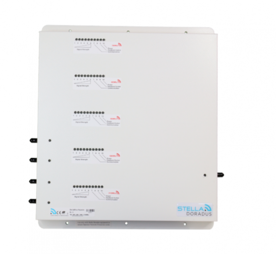 R5-O-KIT StellaOffice R5 O ripetitore amplificatore penta band 5G 4G 3G 2G 700 800 900 1800 2100 MHz con antenna yagi esterna e 4 antenne interne per uffici fino a 4000 mq
