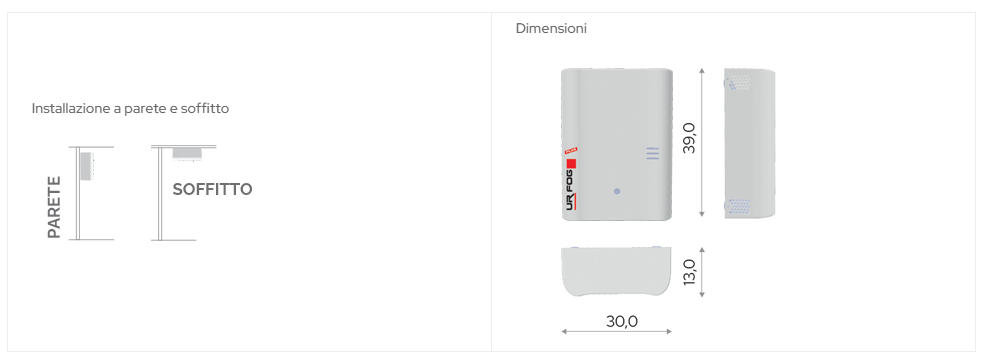 MODULAR 5 PLUS UR Fog Nebbiogeno Antifurto Professionale 1500 mt cubi