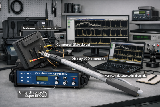 Servizio di bonifiche ambientali elettroniche professionali con operatore in tutta Italia