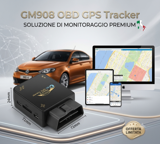 Localizzatore GPS OBD per auto e camion