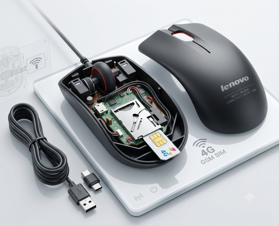 Microspia GSM nascosta in mouse USB ad alimentazione continua