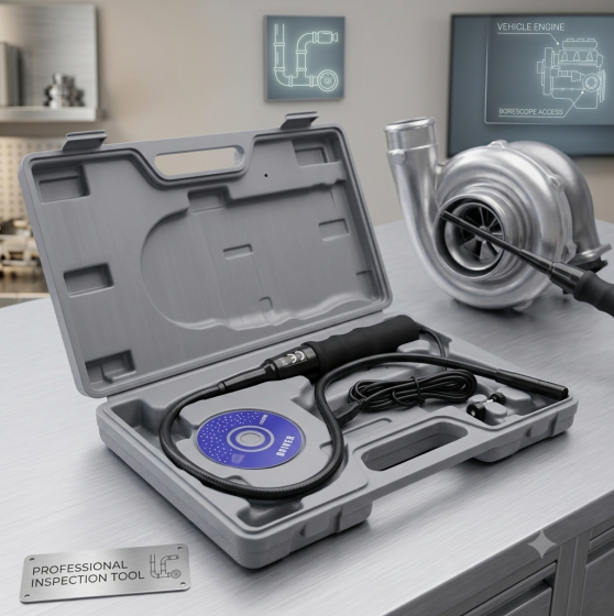 Telecamera Endoscopica Impermeabile USB con LED Regolabili per Ispezioni Professionali di Tubazioni e Cavita'