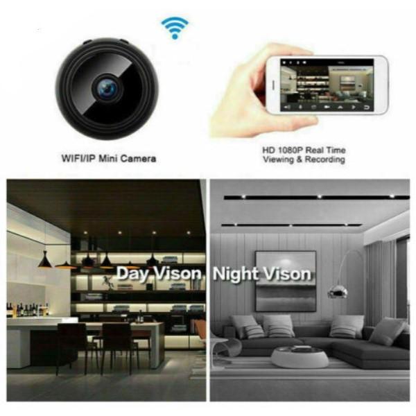 MINI TELECAMERA SPY INFRAROSSI FACILMENTE OCCULTABILE WIFI FULL HD